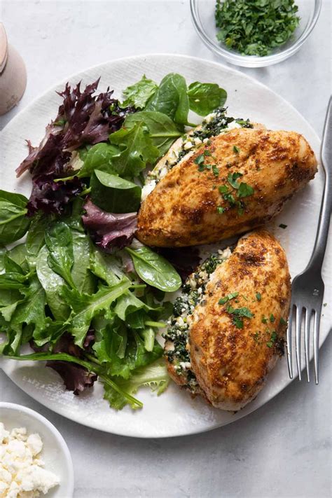 Savory Spinach and Feta Stuffed Chicken Breast
